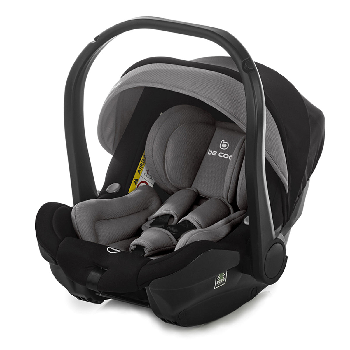 Noordi Sole V3 - 3in1 Travel System with ThermoCot Carrycot + Travel Carrier i-Size Car Seat, Slate Black