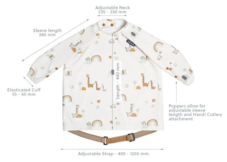 Bibado - Long Sleeve Coverall Weaning Bib