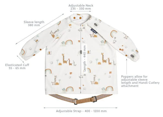 Bibado - Long Sleeve Coverall Weaning Bib