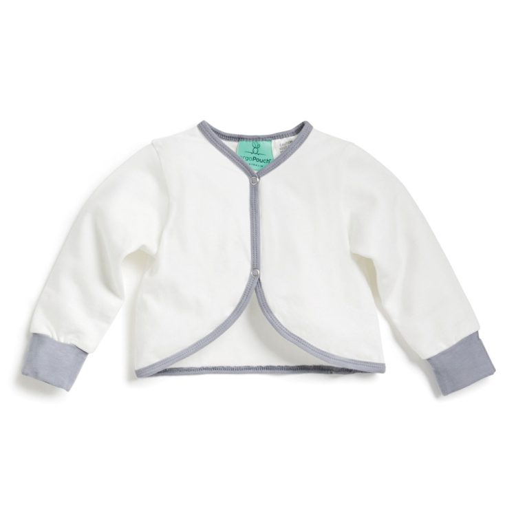 ergoPouch - Organic Long Sleeved Sleep Arm Warmers - Natural 1.0 TOG 12-36m