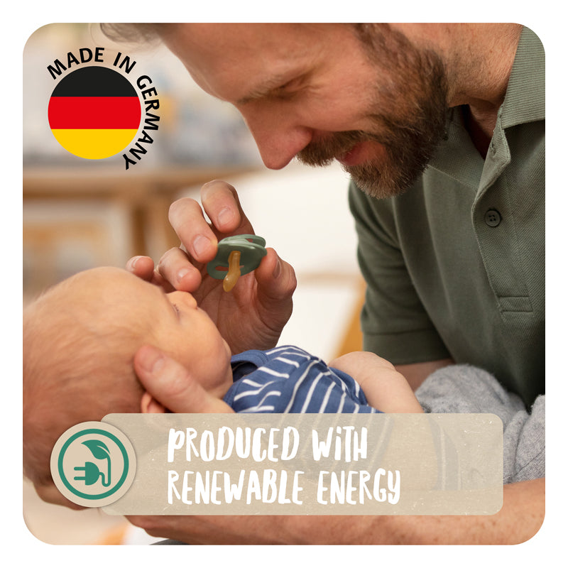 NUK For Nature – Latex Soother 0-6m Rose 2Pk