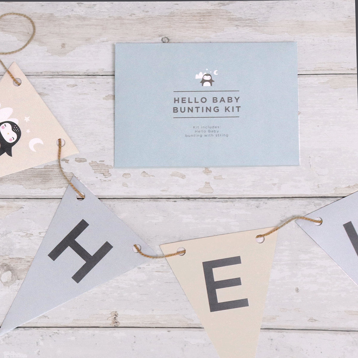 'Hello Baby' Bunting Kit