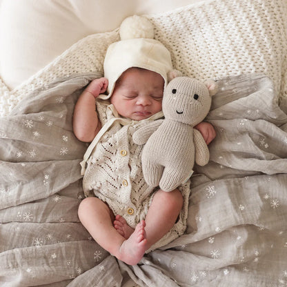 cuddle+kind - Baby Animal Collection - Baby Hippo Pebble