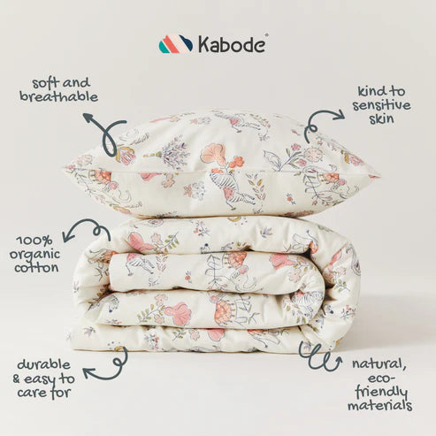 Kabode - Organic Cot Bed Bedding Set - Boho