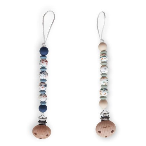 Chewies&more - Silicone Pacifier Teething Clip - Zoo & Sea