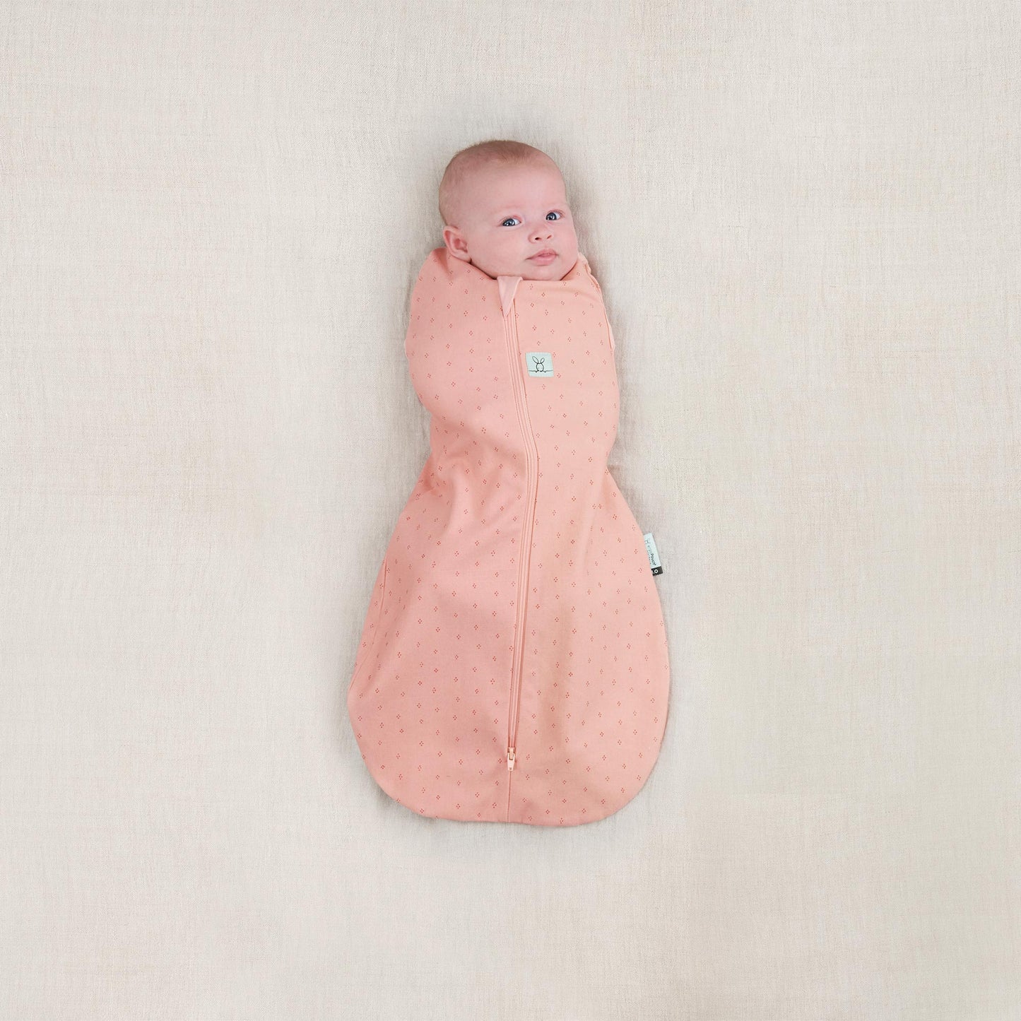 ergoPouch - Organic All Year Cocoon Swaddle Sleeping Bag - Berries 1.0 TOG 6-12m