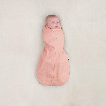 ergoPouch - Organic All Year Cocoon Swaddle Sleeping Bag - Berries 1.0 TOG 6-12m