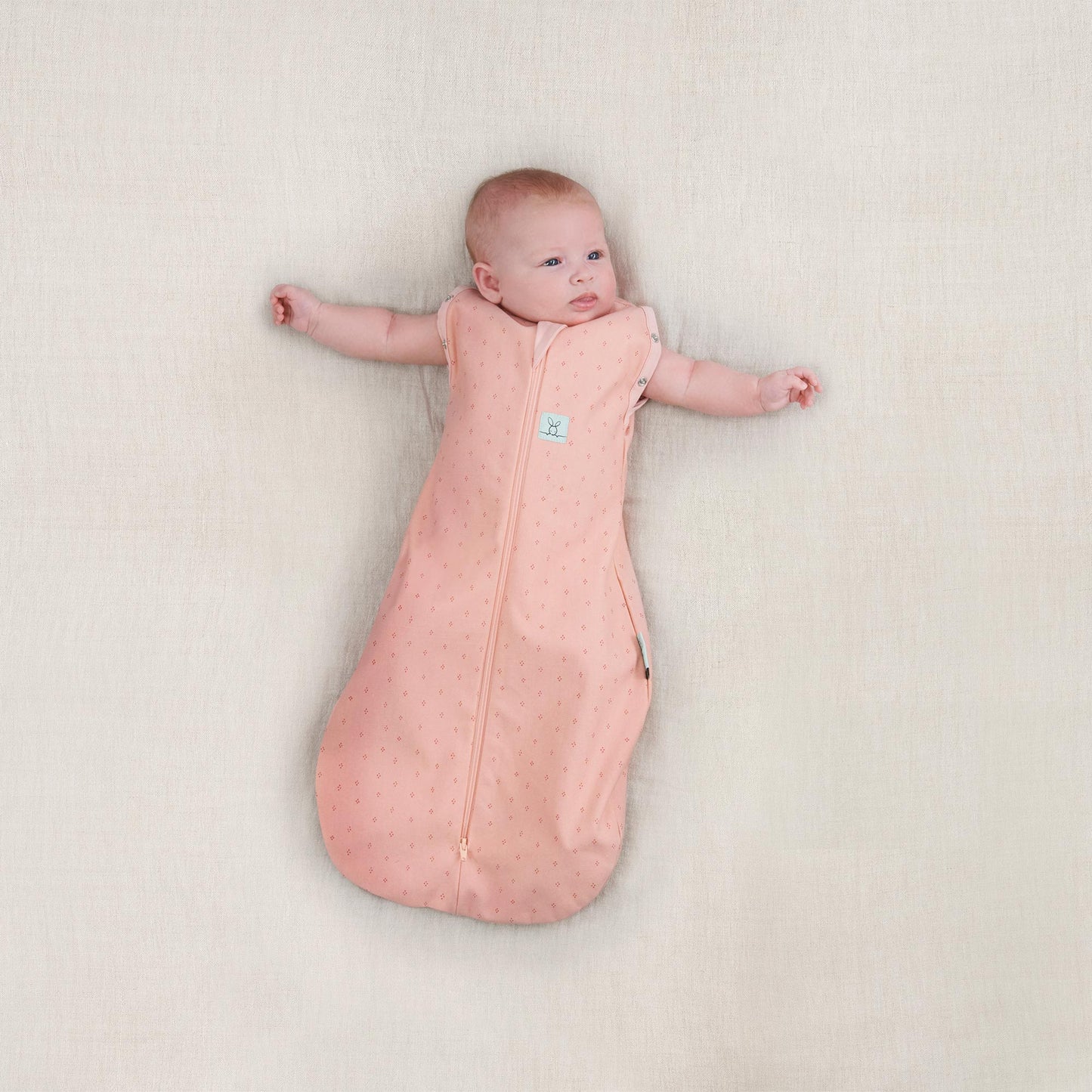 ergoPouch - Organic All Year Cocoon Swaddle Sleeping Bag - Berries 1.0 TOG 6-12m