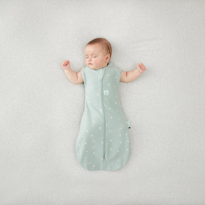 ergoPouch - Organic Summer Cocoon Swaddle Sleeping Bag - Sage 0.2 TOG