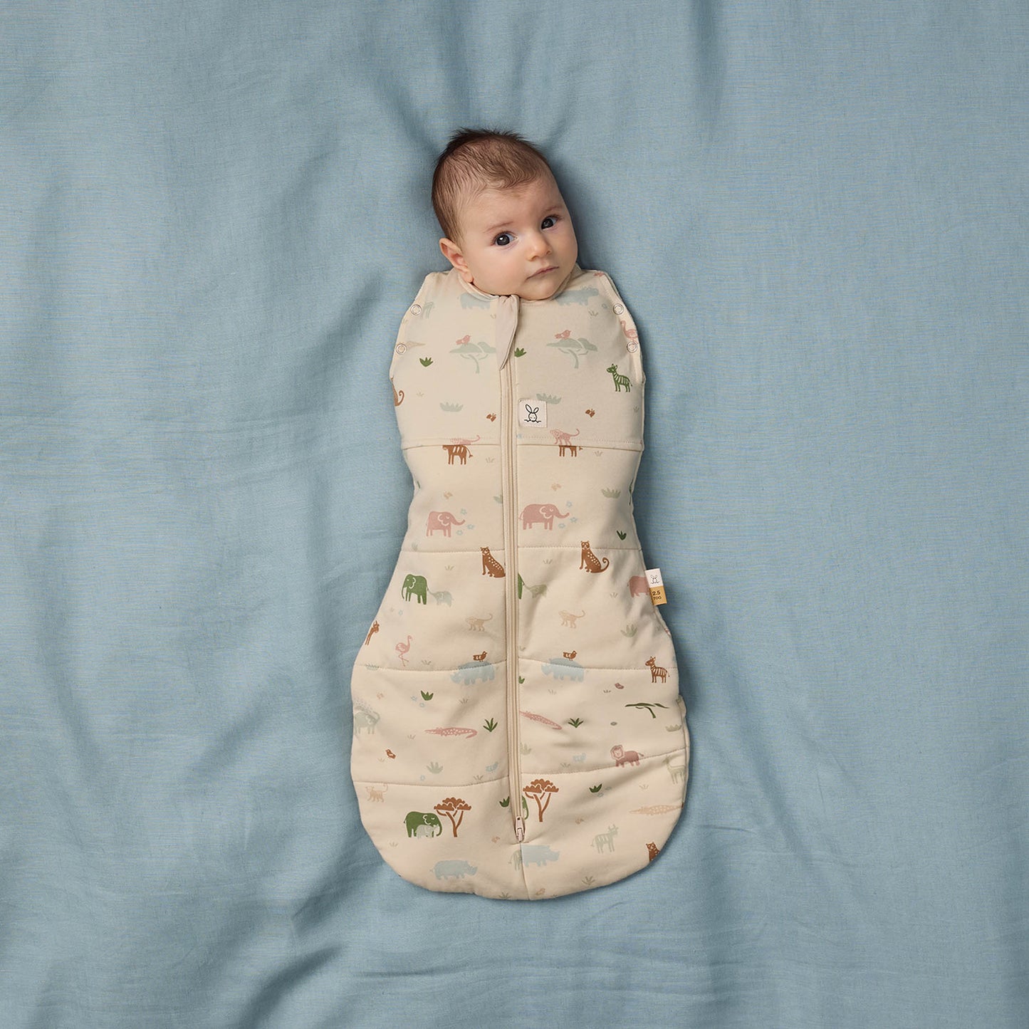 ergoPouch - Organic Winter Cocoon Swaddle Sleeping Bag - Savannah 2.5 TOG