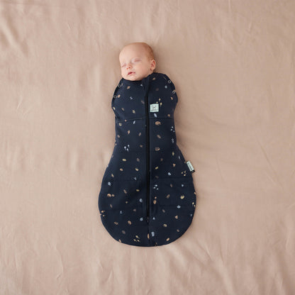 ergoPouch - Organic Winter Cocoon Swaddle Sleeping Bag - Hedgehog 2.5 TOG