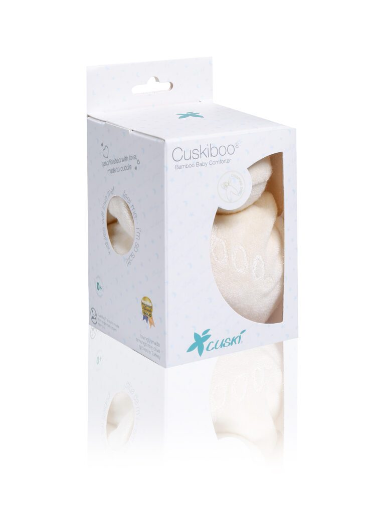 Cuski - Baby Comforter Cuskiboo Cream (Bamboo)