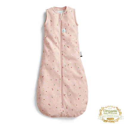 ergoPouch - Organic All Year Jersey Sleeping Bag - Daisy 1.0 TOG