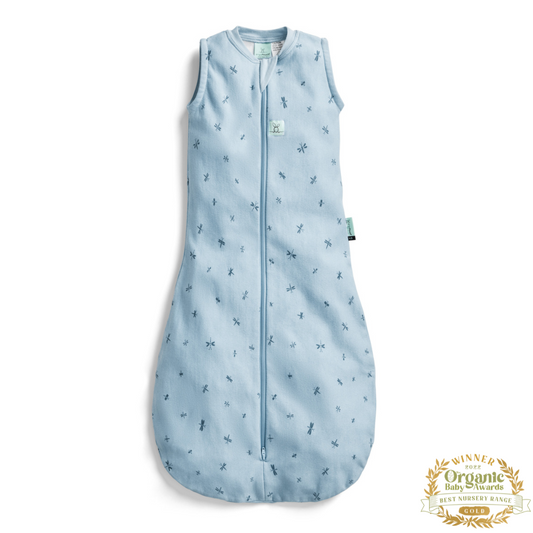 ergoPouch - Organic All Year Jersey Sleeping Bag - Dragonflies 1.0 TOG