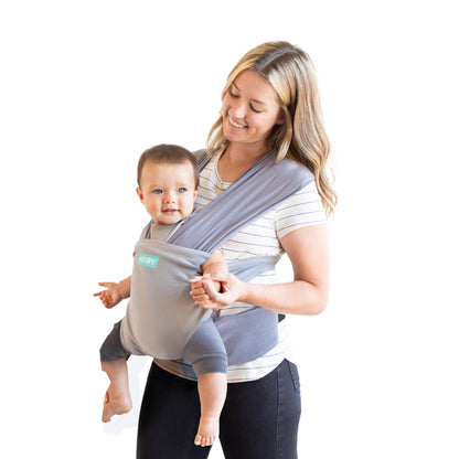 MOBY - Easy Wrap Carrier - Smoked Pearl