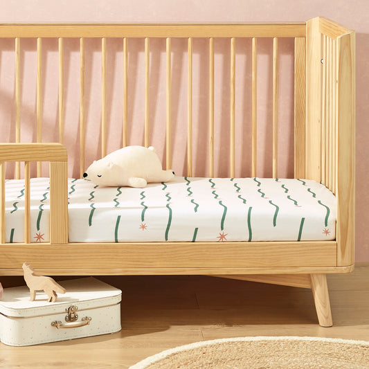 Kabode - Organic Cot Bed Fitted Sheet - Night Sky