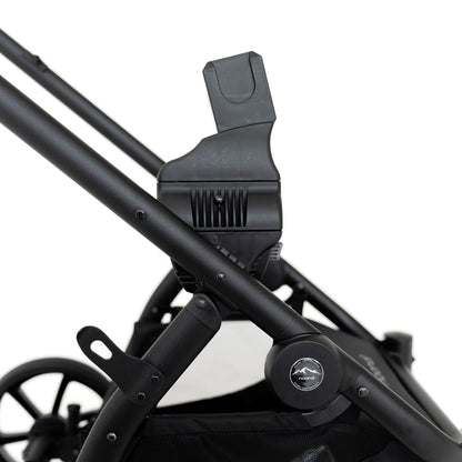 Noordi Fjordi V2 Leather - 2in1 Pushchair with ThermoCot™ Carrycot- Cloud