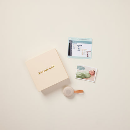 ergoPouch - Newborn Starter Pack- Cocoon 1.0 TOG / Butterfly Cardi 0.2 TOG / Layers Long Sleeve 1.0 TOG / White Noise Machine