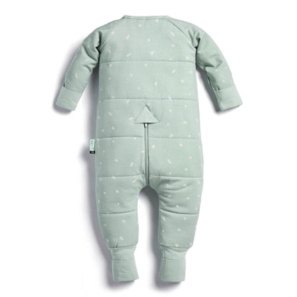 ergoPouch - Organic Winter Long Sleeved Sleep Onesie - Sage 2.5 TOG