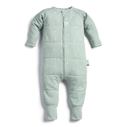 ergoPouch - Organic Winter Long Sleeved Sleep Onesie - Sage 3.5 TOG