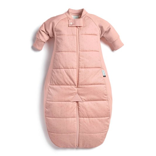 ergoPouch - Organic Winter Long Sleeved 2 in 1 Sleeping Suit Bag - Berries 2.5 TOG 4-6 Year