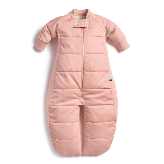 ergoPouch - Organic Winter Long Sleeved 2 in 1 Sleeping Suit Bag - Berries 2.5 TOG 4-6 Year