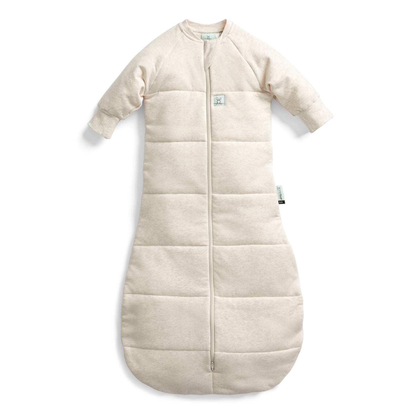 ergoPouch - Organic Winter Jersey Sleeping Bag - Oatmeal 3.5 TOG