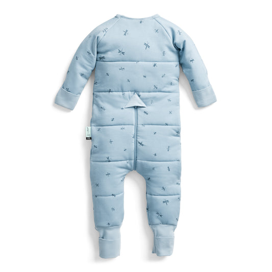 ergoPouch - Organic Winter Long Sleeved Sleep Onesie - Dragonflies 2.5 TOG