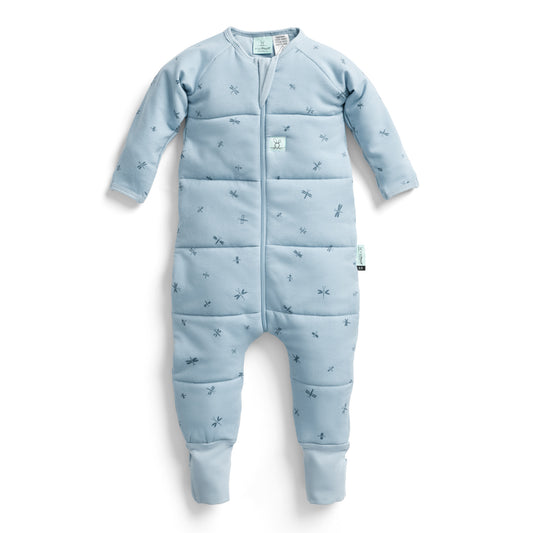 ergoPouch - Organic Winter Long Sleeved Sleep Onesie - Dragonflies 2.5 TOG