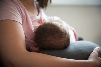 Hippychick - Feeding Pillow - Charcoal & Sage Green