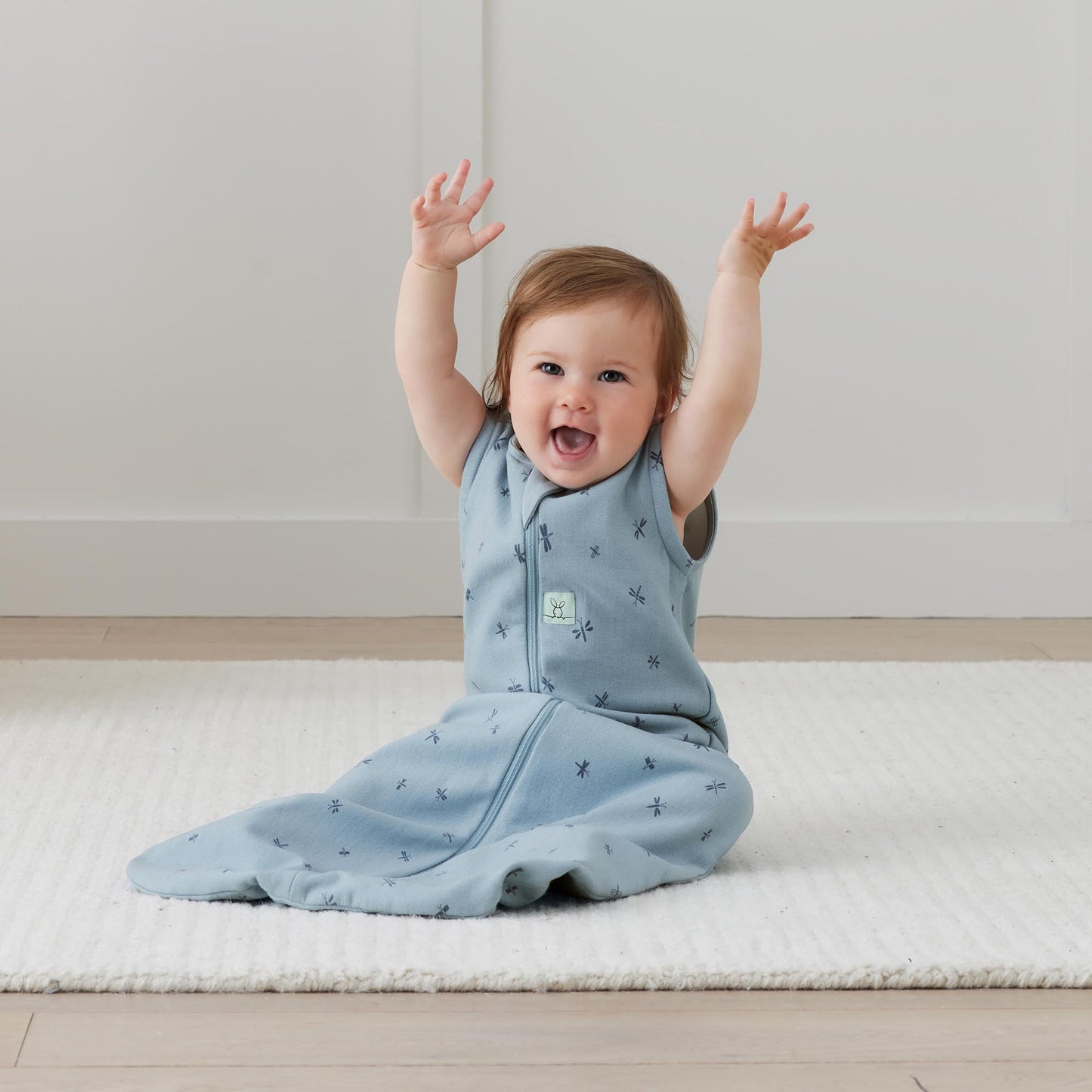 ergoPouch - Organic All Year Jersey Sleeping Bag - Dragonflies 1.0 TOG