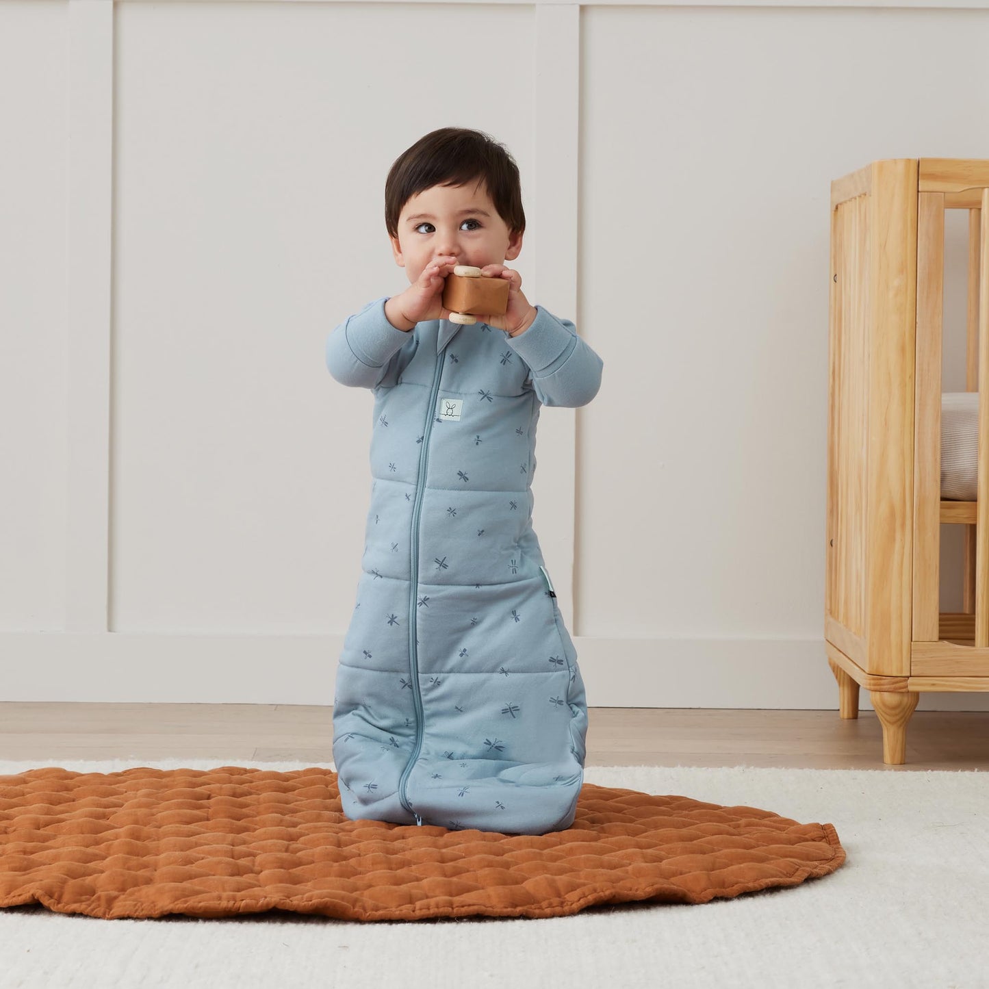 ergoPouch - Organic Winter Jersey Sleeping Bag - Dragonflies 3.5 TOG
