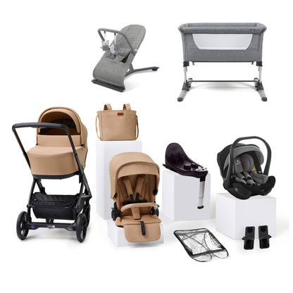 Jane Keep 3in1 Travel System + Sleep Carrycot + Be Cool i-Size Car Seat + Nursery Bundle