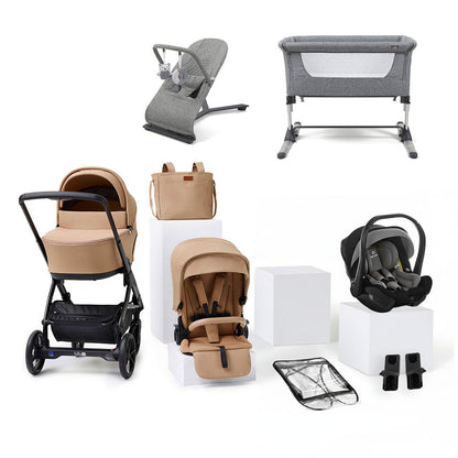 Jane Keep 3in1 Travel System + Sleep Carrycot + Be Cool i-Size Car Seat + Nursery Bundle