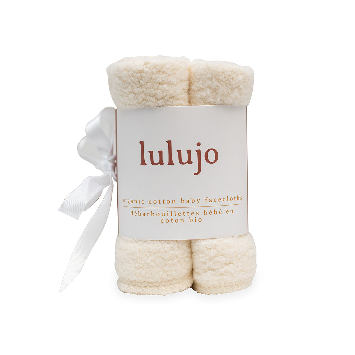 Lulujo - 4 Pack Organic Cotton Facecloths