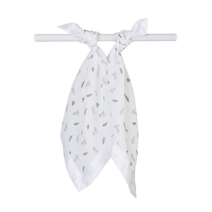 Lulujo - 2 Pack Muslin Security Comforter Blanket - Bunnies