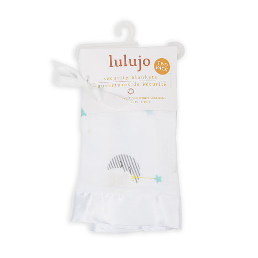 Lulujo - 2 Pack Muslin Security Comforter Blanket - Dreamland