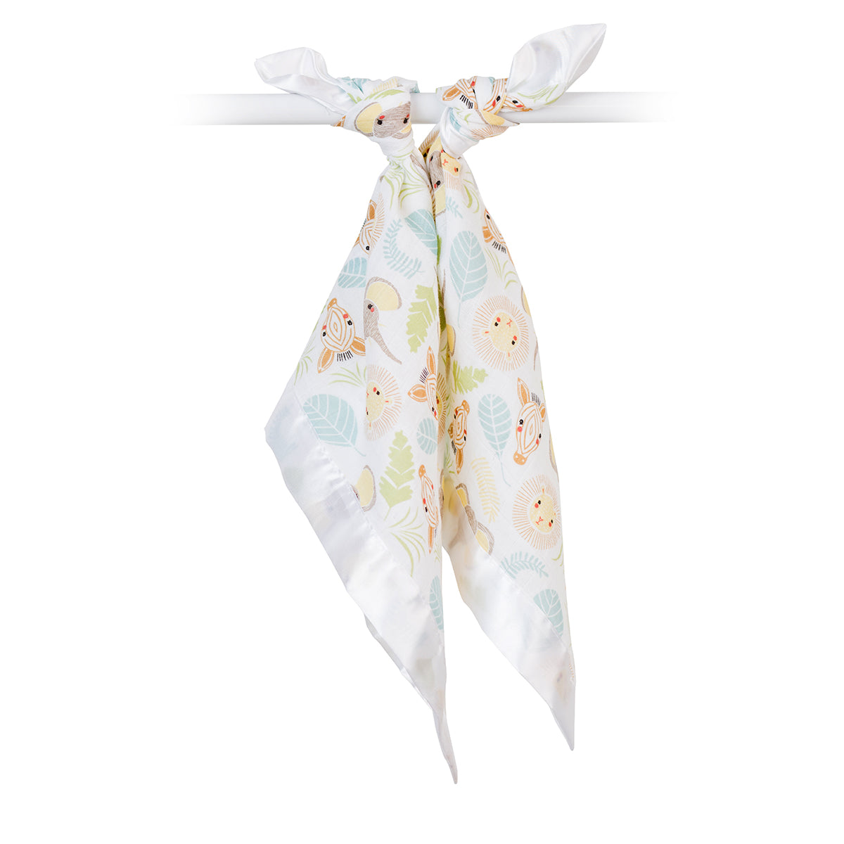 Lulujo - 2 Pack Muslin Security Comforter Blanket - Jungle Safari