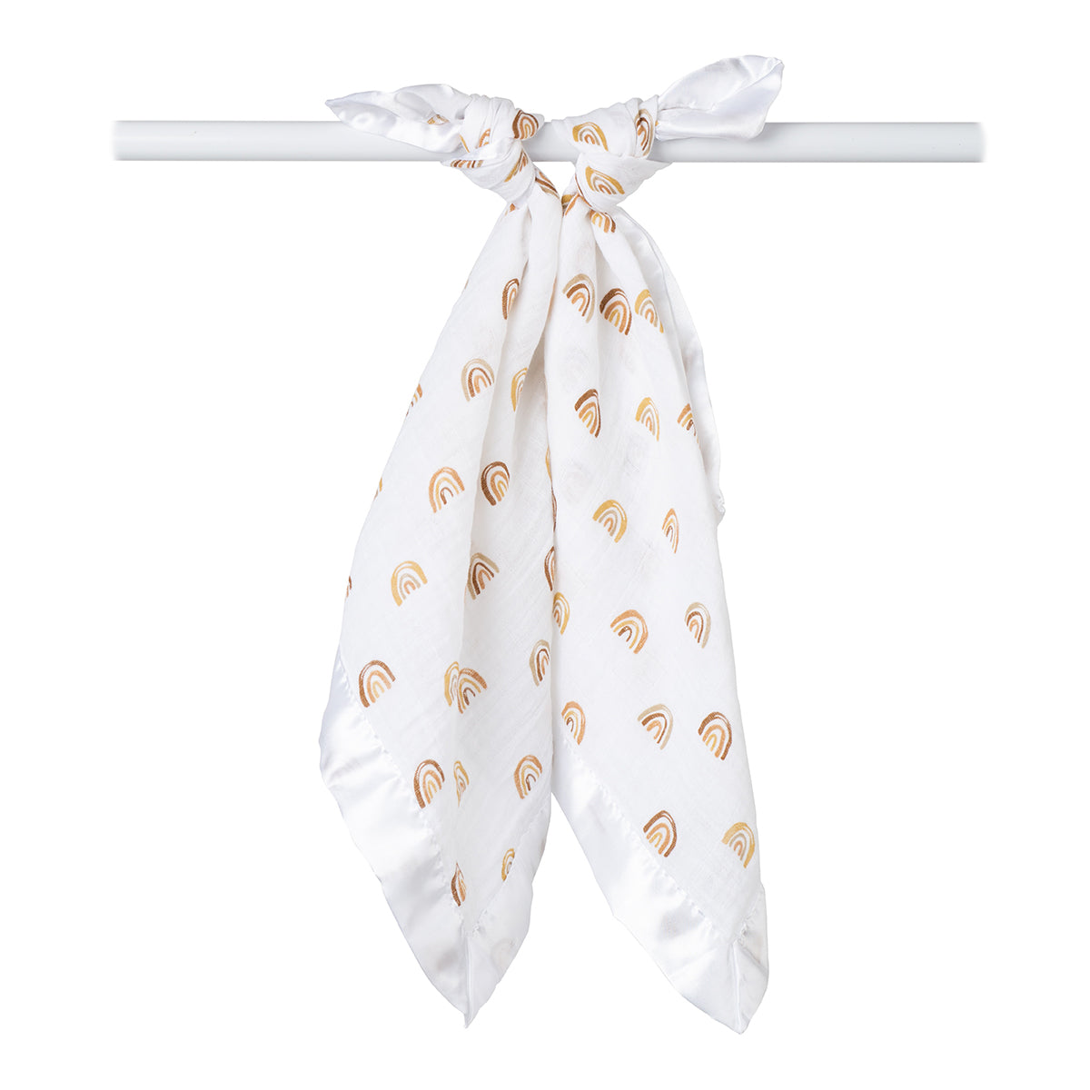 Lulujo - 2 Pack Muslin Security Comforter Blanket - Rainbows
