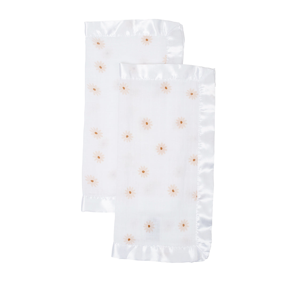 Lulujo - 2 Pack Muslin Security Comforter Blanket - Daisies