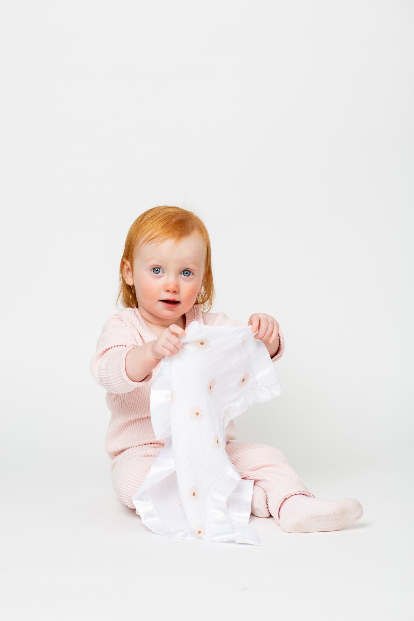 Lulujo - 2 Pack Muslin Security Comforter Blanket - Daisies