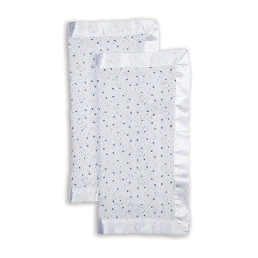 Lulujo - 2 Pack Muslin Security Comforter Blanket - Stars