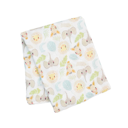 Lulujo - Muslin Swaddle - Jungle Safari (120cm x 120cm)
