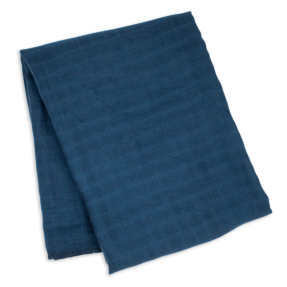 Lulujo - Bamboo Swaddle Blanket - Navy (120cm x 120cm)