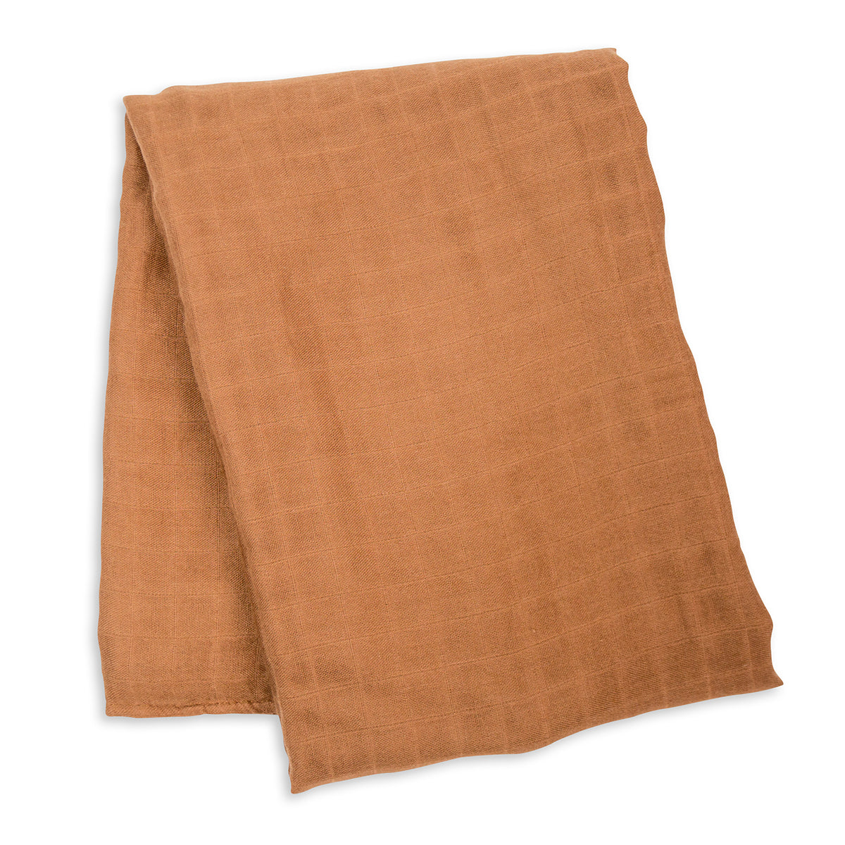 Lulujo - Bamboo Swaddle Blanket - Tan (120cm x 120cm)