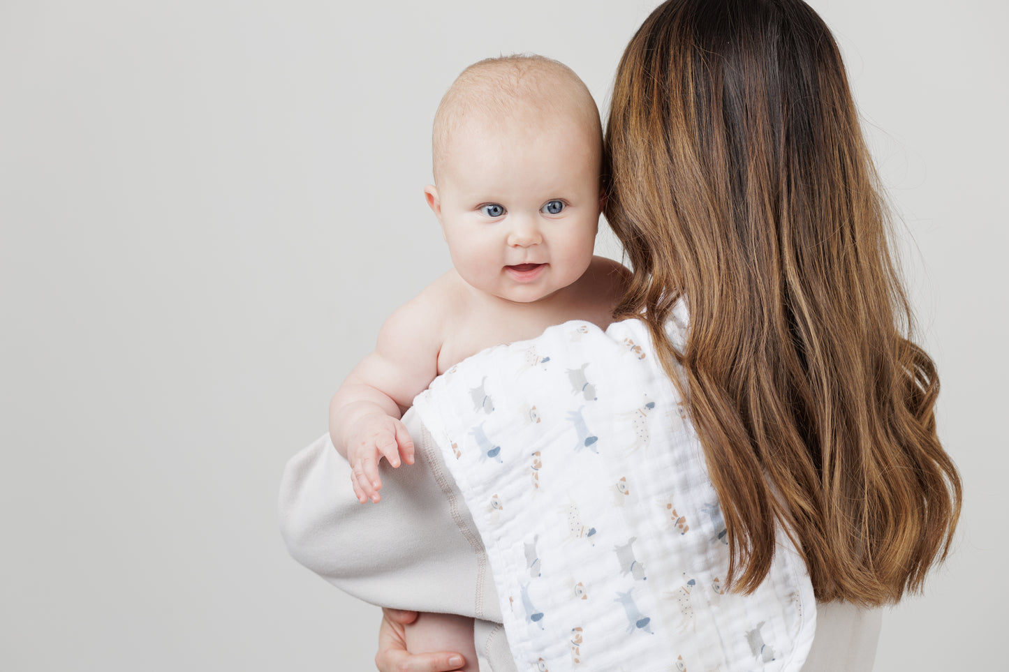 Lulujo - 2 Pack Muslin Winding Cloth - Puppy Dog & Star