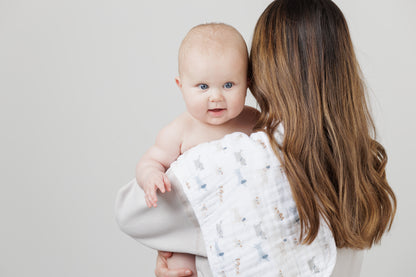 Lulujo - 2 Pack Muslin Winding Cloth - Puppy Dog & Star