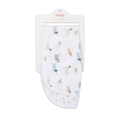 Lulujo - 2 Pack Muslin Winding Cloth - Puppy Dog & Star