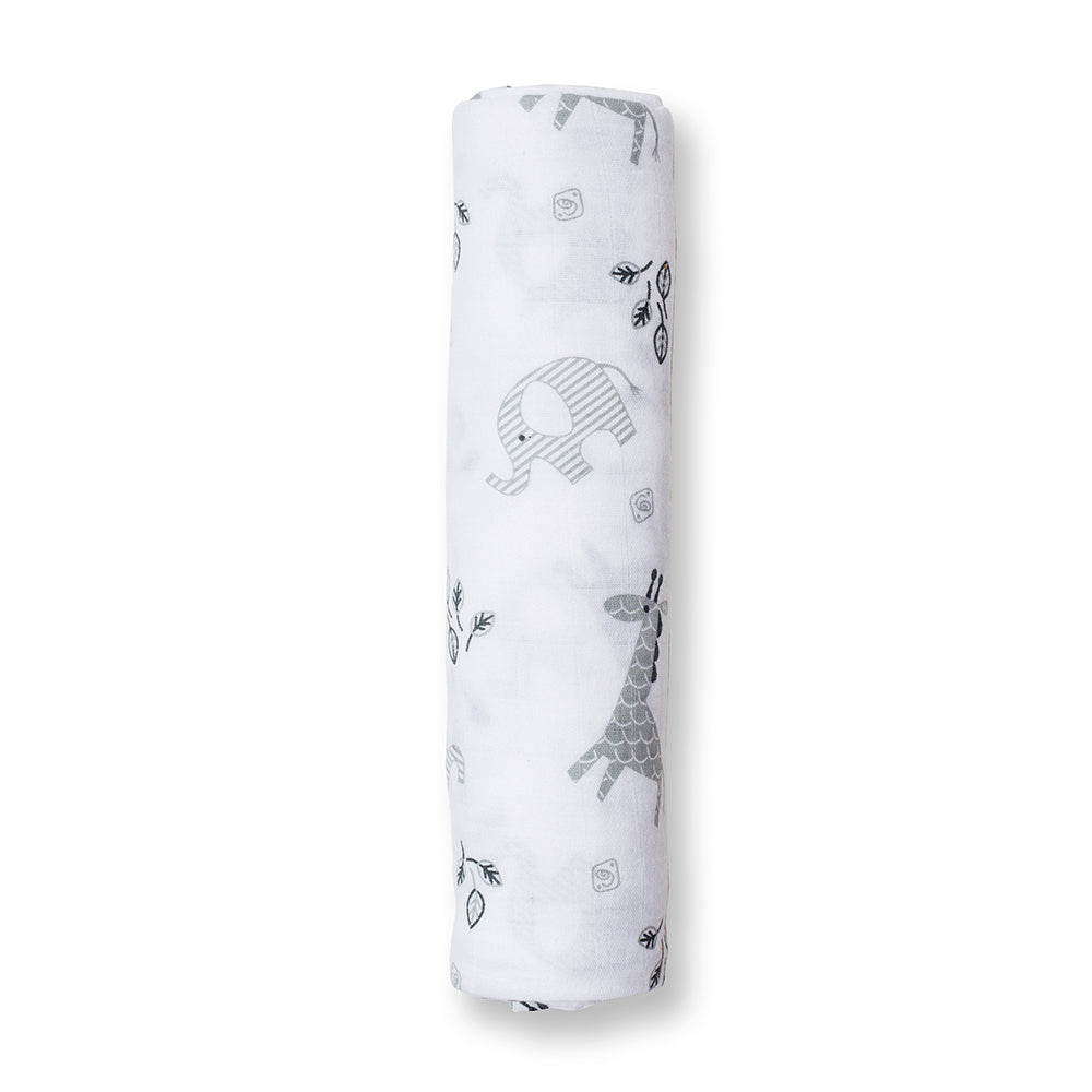 Lulujo - Muslin Swaddle - Afrique (120cm x 120cm)