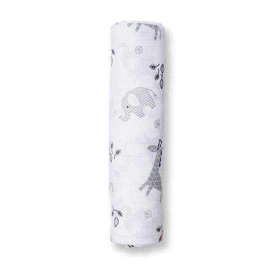 Lulujo - Muslin Swaddle - Afrique (120cm x 120cm)
